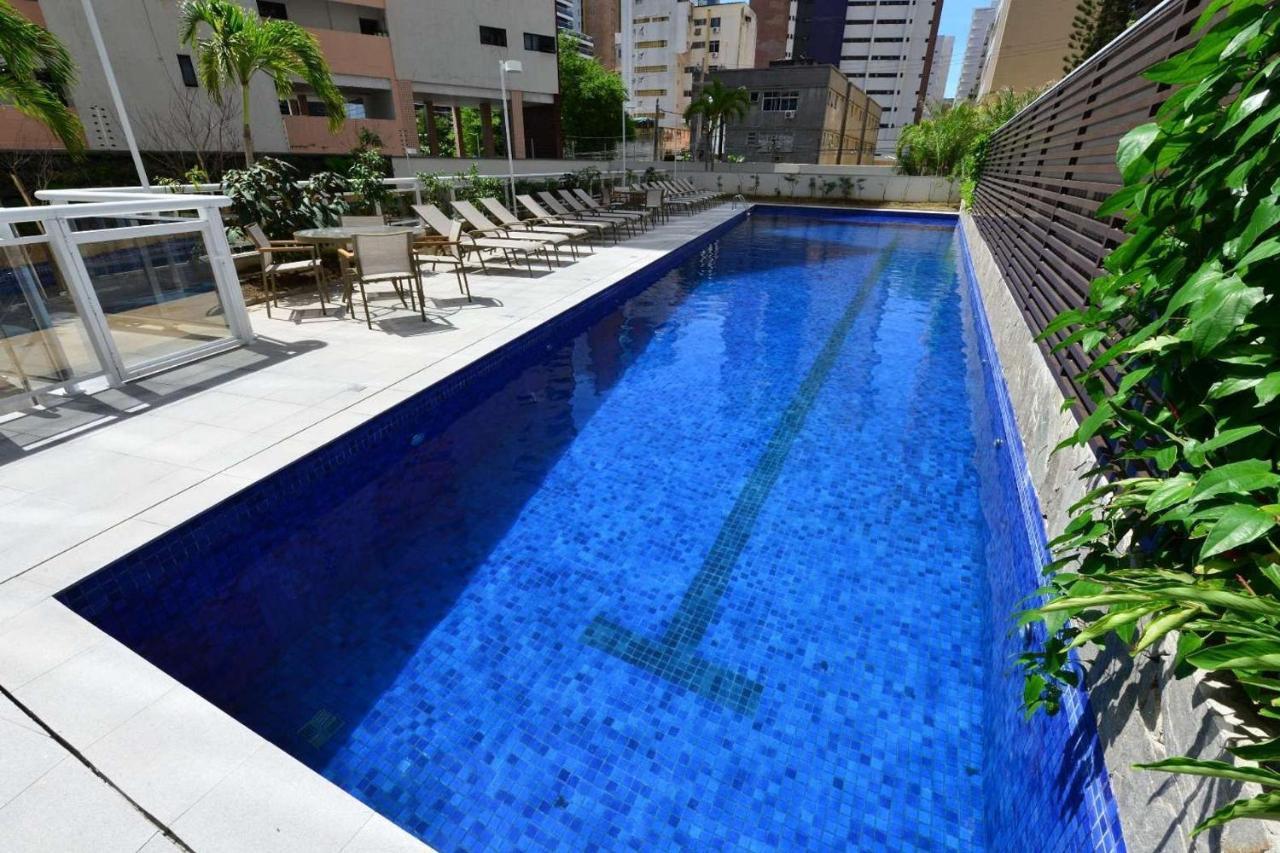 Flat No Mais Novo Edificio Conceito Com Linda Vista Mar !!! Daire Fortaleza  Dış mekan fotoğraf